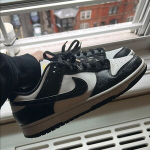 Black and White Air Jordons